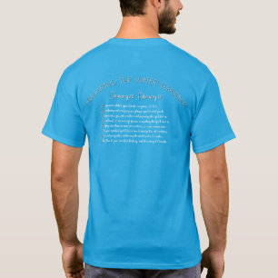 T - Shirt Aquarius - Aquamarin