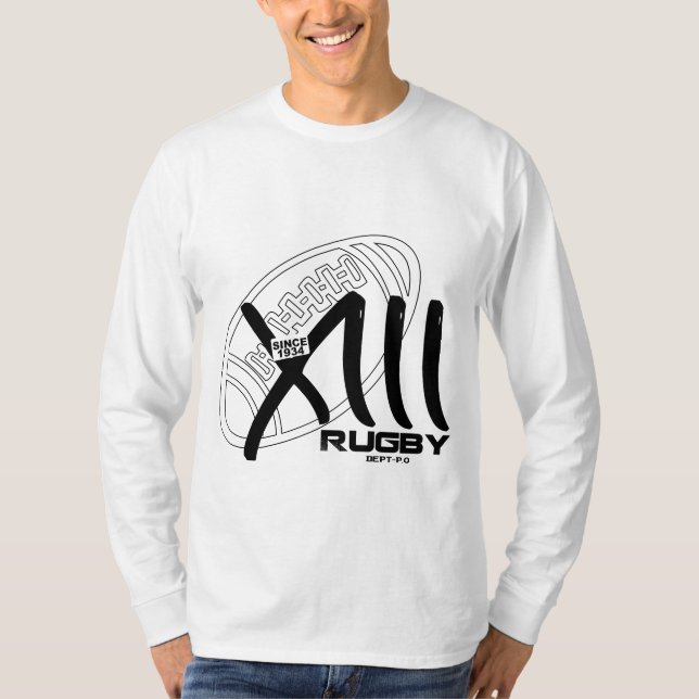 T-shirt ärmel lang Rugby hat XIII (Vorderseite)