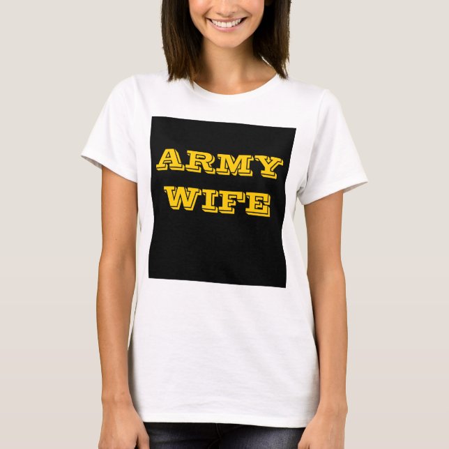 T - Shirt Army Ehefrau (Vorderseite)