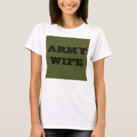 T - Shirt Army Ehefrau