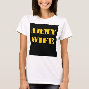 T - Shirt Army Ehefrau