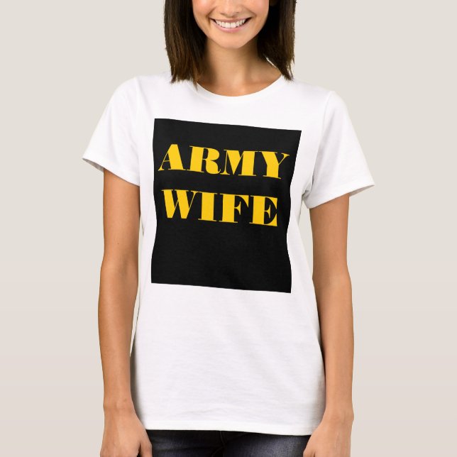 T - Shirt Army Ehefrau (Vorderseite)
