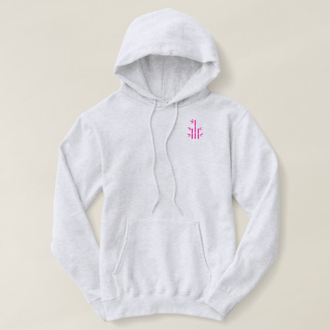 T-Shirt (Asche lebendig) Hoodie (Design vorne)