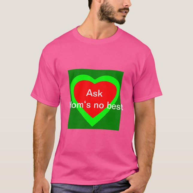 T-Shirt Ask Gibney The MUSEUM Zazzle Template (Vorderseite)