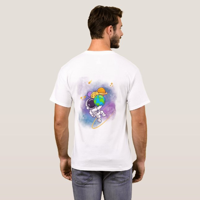 T-Shirt Astronauten-Edition (Schwarz voll)