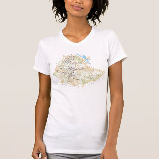 T-shirt „äthiopische Karte "