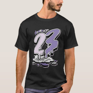 T-Shirt auf JD 11-Nummer für die Low-Pure-Violet-D