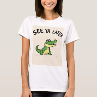 T-Shirt Auf Wiedersehen später Aligator