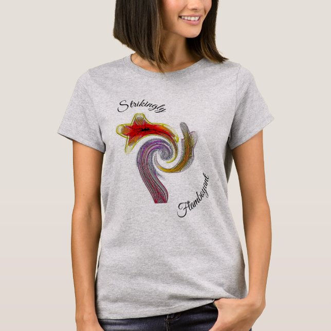 T - Shirt "Auffallend Flamboyant" (Women's Basic) (Vorderseite)