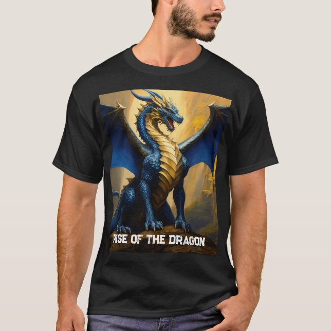 T - Shirt-Aufstieg des Drachen T-Shirt (Vorderseite)