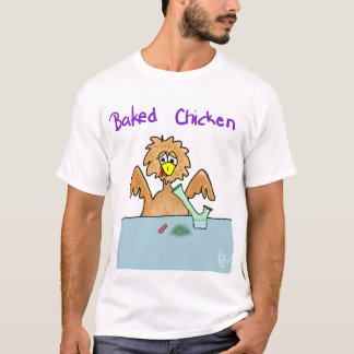 T - Shirt aus gebackenem Hühnchen