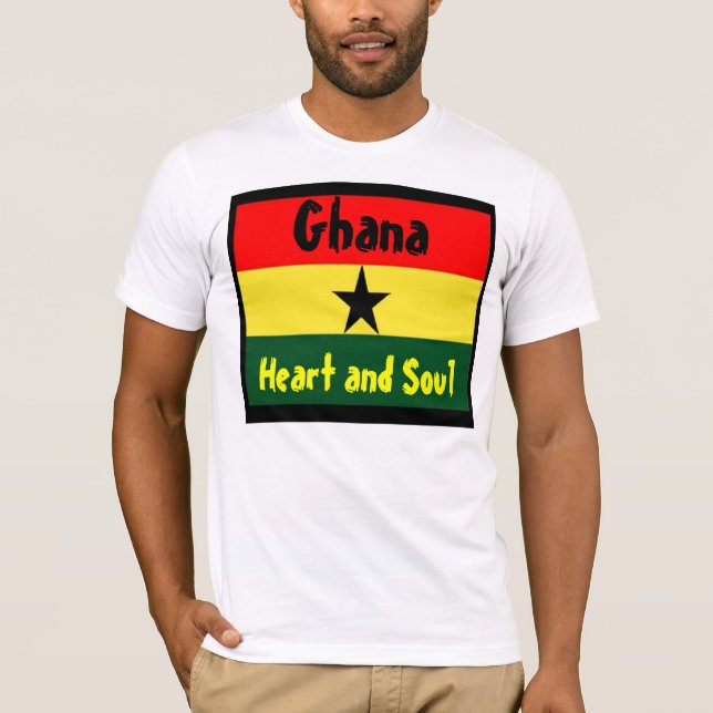 T - Shirt aus Ghana-Herz und Soul (Vorderseite)