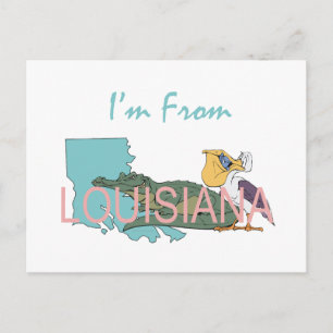 T-Shirt aus Louisiana Postkarte