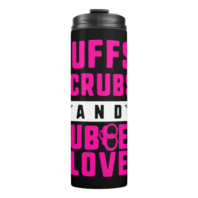 T-Shirt aus Nurgen, Shirts, Keuchen und Gummihands Thermosbecher (Vorderseite)