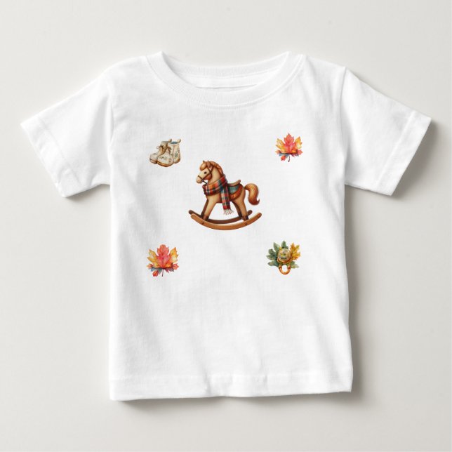 T - Shirt Autumn Baby Shower Jersey (Vorderseite)
