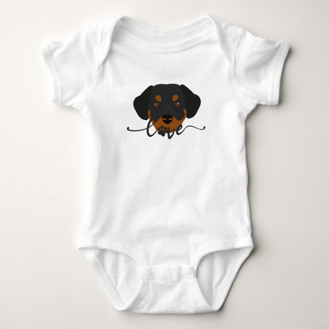T - Shirt Baby Bodysuit (Vorderseite)