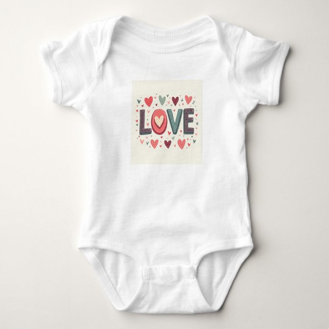 T - Shirt Baby Bodysuit (Vorderseite)