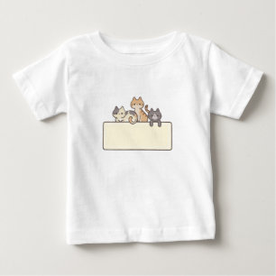 T-Shirt Baby-Logo les chats