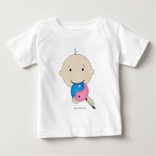 T - Shirt - Baby mit yin Yang-Lutscher
