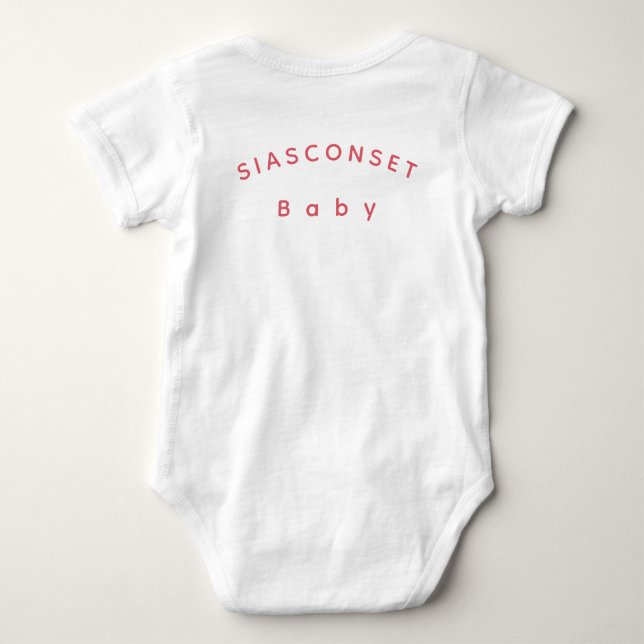 T-Shirt Baby Strampler (Rückseite)