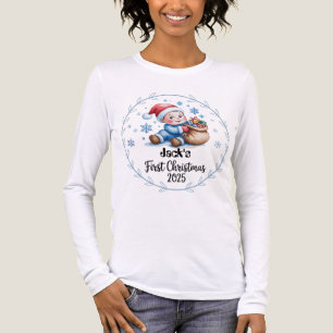 T - Shirt-Baby's First Christmas T - Shirt