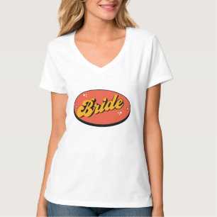 T - Shirt Bachelorette Retro Bride