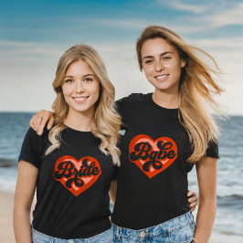 T - Shirt Bachelorette Retro Bride T-Shirt