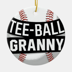 T-Shirt-Ball Granny Teeball Oma Keramik Ornament