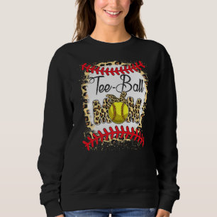 T-Shirt Ball Mama Softball Leopard geblasen Mutter Sweatshirt