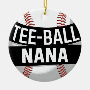 T-Shirt-Ball Nana Funny Teeball Oma Keramik Ornament