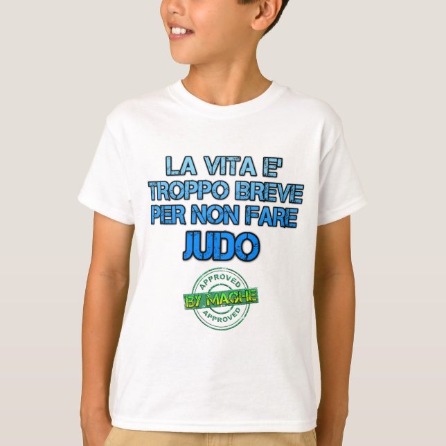 T - Shirt Bambini Judoka Italiani (Vorderseite)