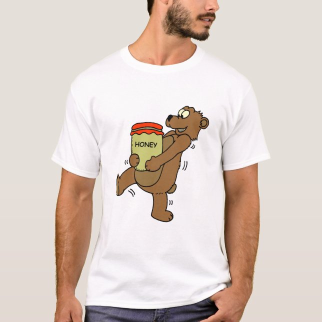 T-Shirt Bär: Honig (Vorderseite)