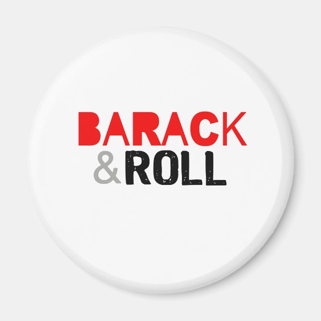 T - Shirt Barack & Roll Magnet (Vorne)