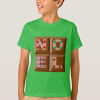 T-shirt basisches grünes Bohrer Design WEIHNACHTEN