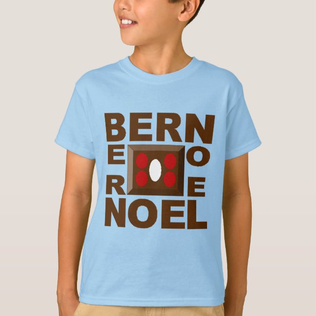 T-shirt basisches Himmelblau Design BERN (Vorderseite)