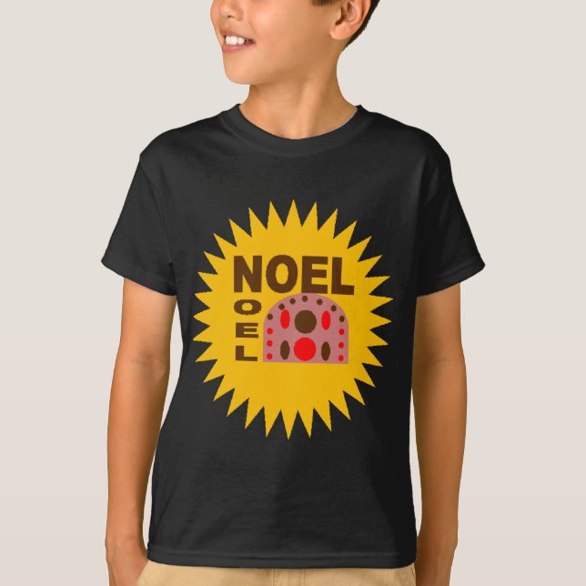 T-shirt basisches schwarzes Design KUCHEN (Vorderseite)