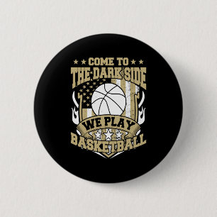 T-Shirt Basketballspieler Basketballer Sport Zitat Button