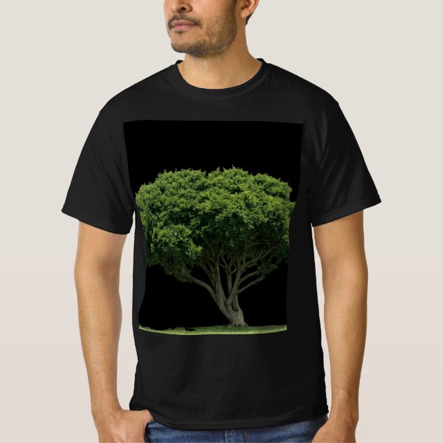 T-Shirt Baum Design halbe Ärmel (Vorderseite)