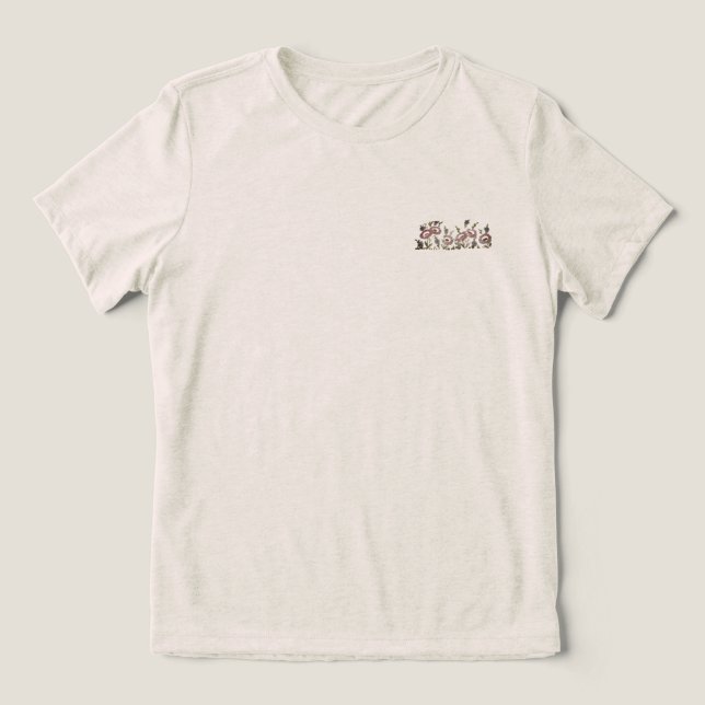 T - Shirt Bella womens Blume Design (Design Vorderseite)