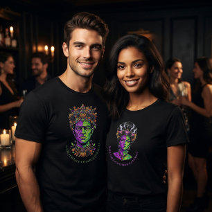 T-Shirt Benutzerdefiniertes Halloween-Paar Franken