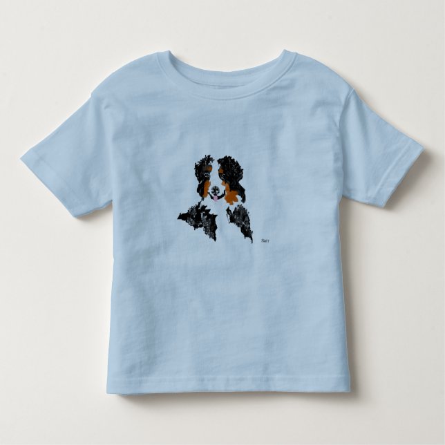 T - Shirt: Berner Hunde Kleinkind T-shirt (Vorderseite)