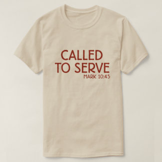 T-Shirt 'Berufen zu dienen' - Bibelvers Josua 24,1