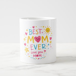 T-Shirt "Beste Mutter aller Zeiten" Jumbo-Tasse