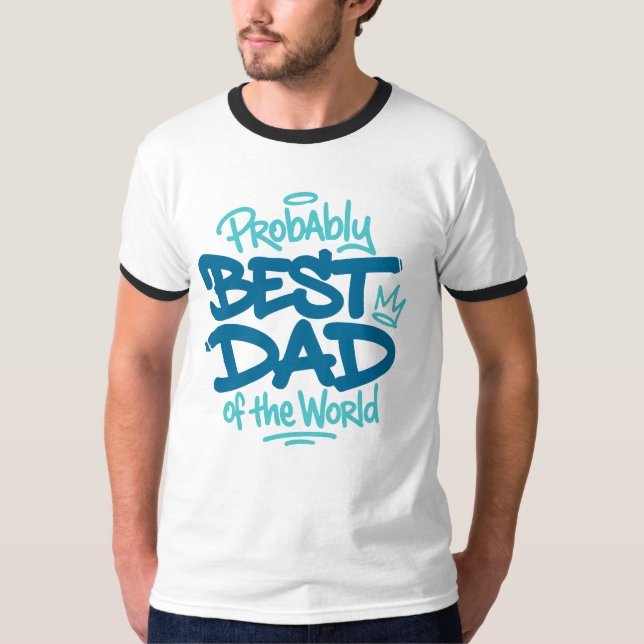 T-Shirt 'Bester Vater der Welt' (Vorderseite)