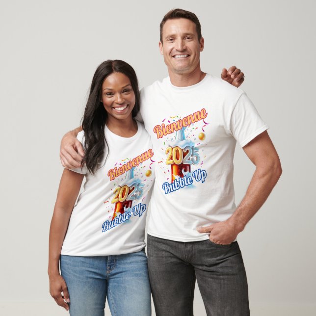 T - Shirt "Bienvenue Bubble Up 2025" (Unisex)
