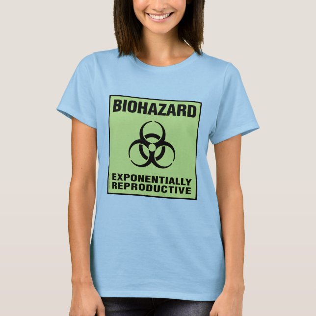 T - Shirt "BIOGEFÄHRDUNG" (Vorderseite)