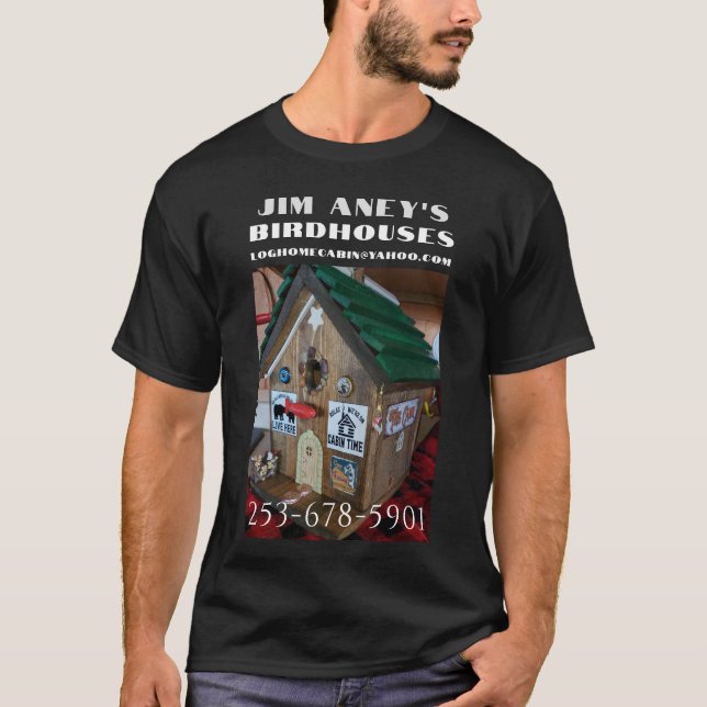 T - Shirt Birdhouse Werbe-Illustration (Vorderseite)