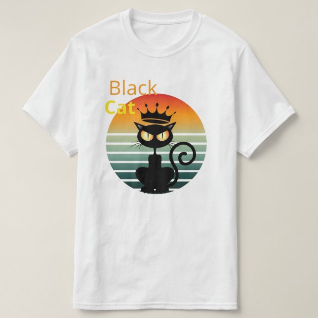 T - Shirt Black cat 2024 (Design vorne)