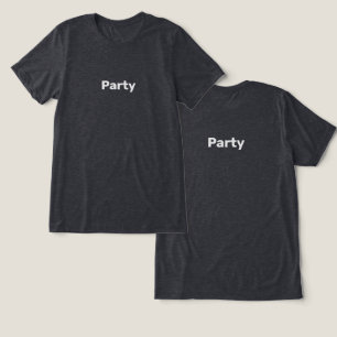 T - Shirt Black Heather, Männer-Party