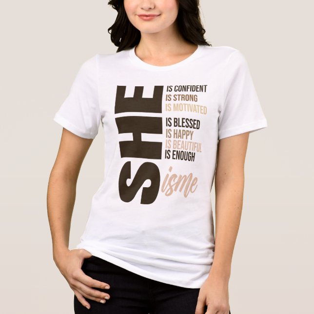 T-Shirt-Black History Month 100 Years Tri-Blend Shirt (Vorderseite)